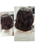 ボブでパーマ