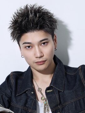 リップス 表参道店(LIPPS) スーツ短髪ツーブロック束感モテる黒髪シークレットパーマ流行