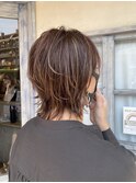 ＊ ラフに決まる！軽やかミニウルフ