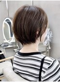 ショートボブ似合わせカットメルティカラー簡単スタイリング