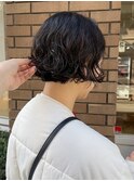 【山本日向子】ショートボブパーマ20代30代パーマ前髪パーマ