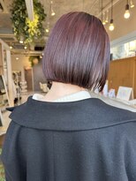 マッシュ グランバーズ 布施(MASHU GRANDVASE) ベリーレッド×ボブ