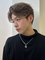 ロンドアベニール 北千住(Lond avenir)&nbsp;スパイキーショートニュアンスパーマスペインカールメンズ北千住