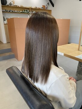 リブ(LIV) アッシュブラウン/髪質改善/リンクSYSTEMトリートメントLight