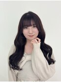 韓国風ウェーブ/ピンクブラウン/20代30代40代