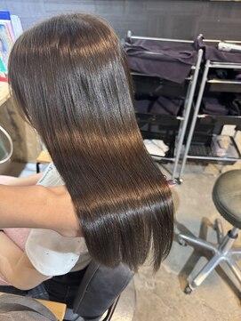 パリオ バイ コレット(Palio by collet) 髪質改善ストレート【縮毛矯正】×METEOミントベージュ