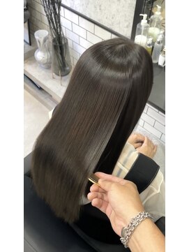 アンド(ANDO) 【髪質改善】極)最上級WケラチンTR&髪質改善カラー