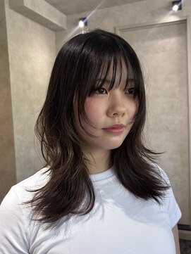 ネアー 新潟(NEER) アプリコットオレンジ/くびれヘア/ウェーブショート［新潟］