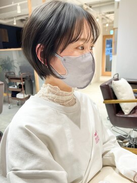 ラミエ バイ メルト 吉祥寺(lamie by melt) *滝田*吉祥寺似合わせ丸みショートボブ暗めカラー20代30代40代