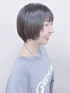 モリオ(morio) ＊姫カット小顔ボブショートウルフボブ丸みショート軽めショート