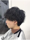 波打ちパーマ