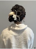 成人式前撮りヘア