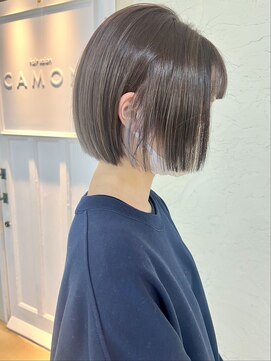 カモン(CAMON) ショートボブ＃顔まわりカット＃抜け感ショート