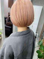 イルウィ(irwi)&nbsp;【門前仲町】トレンド　ミルクティーカラー　ショートボブ