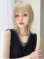 イル プラス 原宿(iLe.+)&nbsp;ブリーチカラー/レイヤーカット/ウルフカット/ダブルカラー