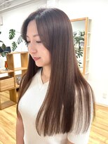キキ ヘアスタジオ(kiki hair studio)&nbsp;大人女性20代30代40代小顔◎縮毛矯正　クリアベージュ