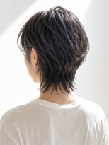 ヘイ 松本店(HEY) 【HEY 松本】ショートウルフ×ダークグレージュ バックショット