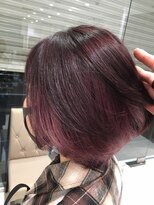 アッシュ 川崎店(Ash)&nbsp;インナーカラー　ピンクアッシュ　ブリーチあり