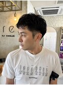ツーブロ/スパイキーショート／ピンパーマ／シャドウパーマ
