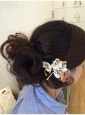 結婚式、パーティー用ヘアセット