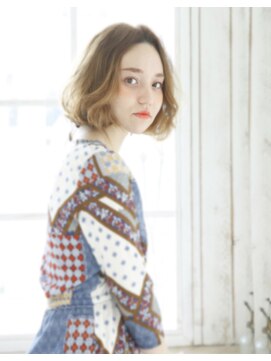 シャンプー 本庄店(SHAMPOO) 重たいけど軽やかオシャレリラクシーな抜け感ボブ