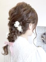 ロイヤルヘアー(ROYAL HAIR)&nbsp;編みおろし×ベロアリボン