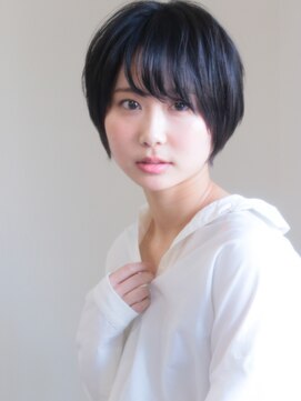 ロンドプランタン 恵比寿(Lond Printemps) 【Lond佐野】黒髪センシュアルショート 小顔ショートヘア