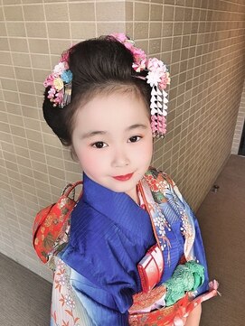 パリスパート2 七五三 ヘアメイク