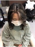 前髪メッシュ