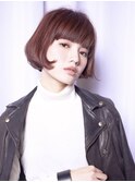  ボブ/カーキグレージュ/大人かわいい[恵比寿/恵比寿駅]