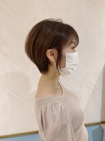 ロンド ストラーダ 心斎橋(Lond strada)&nbsp;ショート×ハイライト白髪ぼかし×シルキーベージュ[心斎橋]