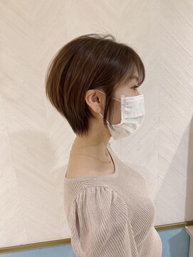 ロンド ストラーダ 心斎橋(Lond strada) ショート×ハイライト白髪ぼかし×シルキーベージュ[心斎橋]