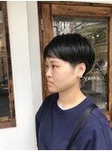 刈り上げマッシュ風