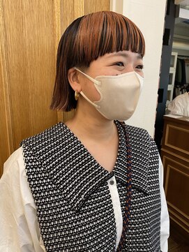 メイクス 表参道(MAKE'S omotesando) インナーカラー/マッシュボブ/切りっぱなしボブ