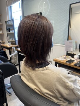 オールマイティービューティーモア(ALLMYTEA Beauty more+) ボブウルフ/艶髪ラベンダーグレージュカラー/[大宮駅]