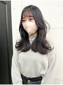 【Anli☆岩瀬萌】ラベンダーグレージュ 韓国風 ヨシンモリ