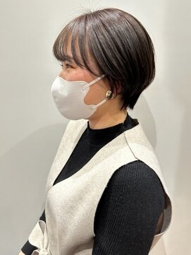 ニューヨークニューヨーク 加古川店(NYNY) 《NYNY加古川坂田》ツヤツヤオリーブ×丸みショートヘア