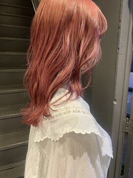フェンヘアーアイス 中目黒(Fen.hair ici) 大人可愛いロングピンクラベンダーベージュベビーピンク