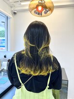 ホープ 渋谷(HOPE)&nbsp;ステップカット毛先カラー