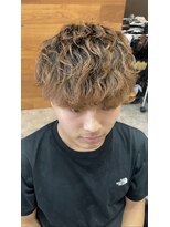 美友来&nbsp;波巻きパーマ