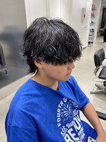 フィフス 栄(fifth)&nbsp;波巻きツイストスパイラルメンズウルフツーブロックメンズパーマ