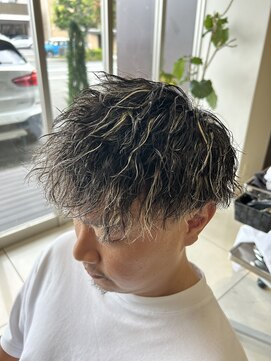 フォルテ 草薙店 ツイストスパイラルパーマ　ホワイトメッシュ