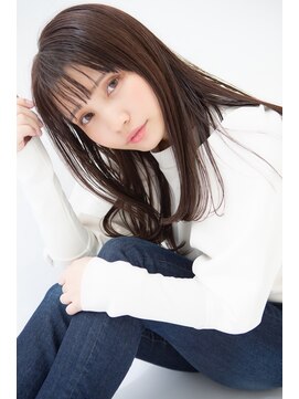 ウォークヘアーリリィ(Walk hair lily) さらツヤストレートロング×ダークアッシュ