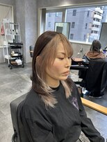 フィーネ 横浜(Fi -Ne)&nbsp;レイヤーカット×インナーホワイトベージュ