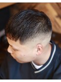 クロップ スキンフェード<理容室><バーバー>
