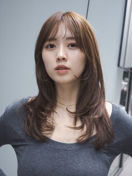 ビュートリアム265(BEAUTRIUM 265) セミディレイヤーロング姫カットシアーカラーワンカールレイヤー