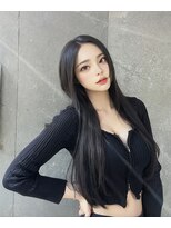 オリジンズヘアーセカンド 守谷店(Origins hair 2nd)&nbsp;ネイビー系アッシュカラー×メテオ+インボーンTR