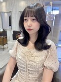 くびれレイヤーカット／顔まわり／ウルフカット／アフロート