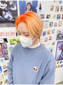 ニュアンスカラーオレンジハイトーングラデーションカラー