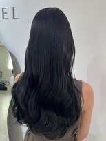 ベル(BHEL) ミルクティーベージュピンクベージュカラー顔周りレイヤー30代